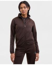 adidas - Three Stripes Leopard Print Track Jacket - Lyst