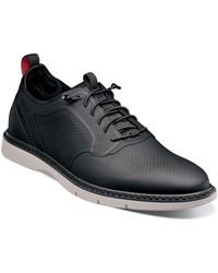 Stacy Adams - Synchro Plain Toe Elastic Lace Shoes - Lyst