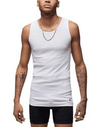 Nike - 2-pack Flight Base Stretch Cotton Ribbed Tanks - Lyst