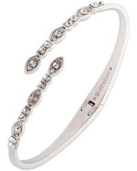 Givenchy - Glass Crystal Bypass Cuff Bracelets (also - Lyst