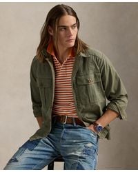 Polo Ralph Lauren - Classic-fit Striped Mesh Polo Shirt - Lyst
