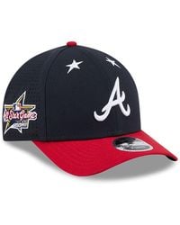 KTZ - Navy/red Atlanta Braves 2025 Mlb All-star Game 9forty M-crown Adjustable Hat - Lyst