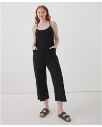 Pact - Cotton Cool Stretch Lounge Jumpsuit - Lyst