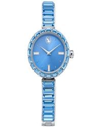 Swarovski - Matrix Bangle Swiss Crystal Bracelet Stainless Steel Watch 25 X 25mm - Lyst