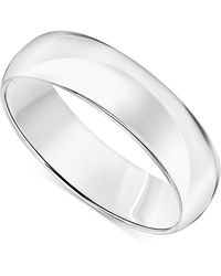 Macy's - Polished Comfort Fit Wedding Band - Lyst