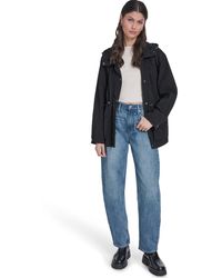Levi's - Cinch-waist Hooded Rain Anorak Jacket - Lyst