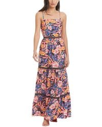 Red Carter - Tie Back Maxi Dress Cover-up - Lyst