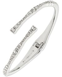 Givenchy - Silk Crystal Stone Gold-tone Cuff Bracelet - Lyst