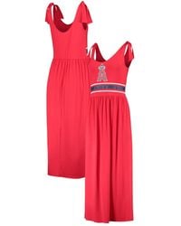 G-III 4Her by Carl Banks - Los Angeles Angels Game Over Maxi Dress - Lyst