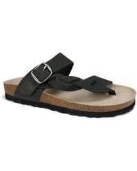 White Mountain - Crawford Footbed Sandals - Lyst