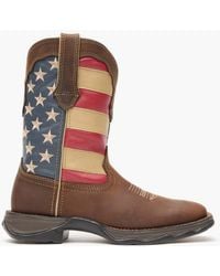 Durango - Lady Rebel By Patriotic Pull-on Western Flag Boot - Lyst
