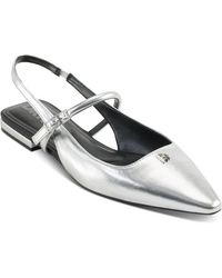 DKNY - Cairo Slingback Flats - Lyst