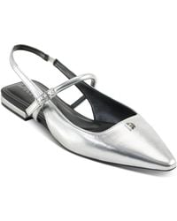DKNY - Cairo Slingback Flats - Lyst