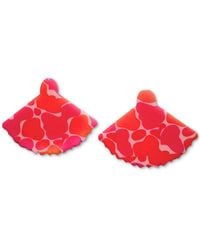 Swanky Designs - Liora Fan Stud Earrings - Lyst