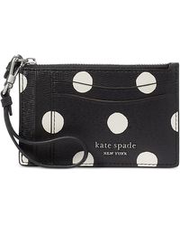 Kate Spade - Morgan Sunshine Dot Coin Card Case Wristlet - Lyst