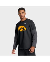 Nike - Iowa Hawkeyes 2025 Sideline Coach Performance Long Sleeve T-shirt - Lyst