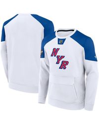 Fanatics - New York Rangers 2024 Nhl Stadium Series Authentic Pro Fleece Logo Pullover Sweatshirt - Lyst