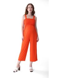 Ingrid & Isabel - Ingrid + Isabel Maternity Smocked Bodice Jumpsuit - Lyst