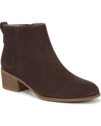 Dr. Scholls - Anya Stacked Block Heel Zip Short Boots - Lyst