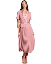 Coast - 2 In 1 Pleated Skirt Dress - Lyst