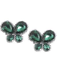 SOH - Embellished Butterfly Stud Earrings - Lyst
