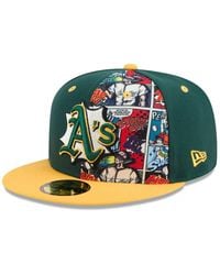 KTZ - Green/gold Athletics 2025 Mlb Diamond Hero Edition 59fifty Fitted Hat - Lyst