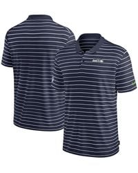 Nike - College Seattle Seahawks Sideline Lock Up Victory Performance Polo Shirt - Lyst
