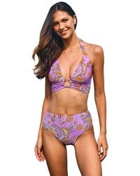 CUPSHE - Halter Tie Bikini Set - Lyst