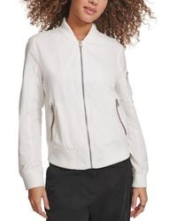 Levi's - Poly Bomber Jacket With Contrast Zipper Pockets - Lyst