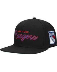 Mitchell & Ness - Mitchell Ness New York Rangers Core Team Script 2.0 Snapback Hat - Lyst