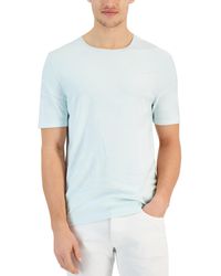 Alfani - Tonal Wave Jacquard T-shirt - Lyst