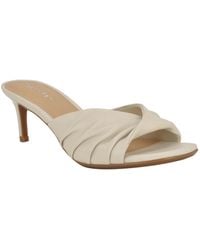 Calvin Klein - Imeena Slip-on Kitten Heel Sandals - Lyst