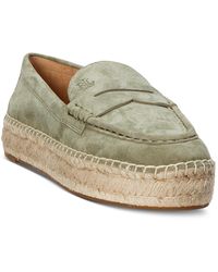 Ralph Lauren - Luize Espadrille Loafer Flats - Lyst