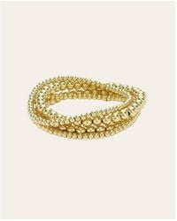 Zoe Lev - 3mm & 5mm Bead Bracelet Stack - Lyst