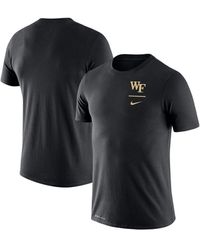 Nike Synthetic Black Wake Forest Demon Deacons Logo Stack Legend