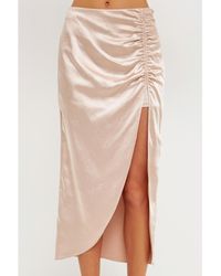 Endless Rose - Front Slit Midi Skirt - Lyst