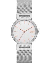 DKNY - Downtown D Three-hand Stainless Steel Bracelet Watch - Lyst