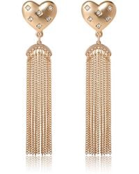 BCBGeneration - Tassel Heart Drop Earrings - Lyst