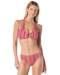 Vince Camuto - Crochet Ring Halter Bra Top - Lyst