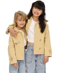 Belle & Bloom - Matilda Cropped Trench Coat - Lyst