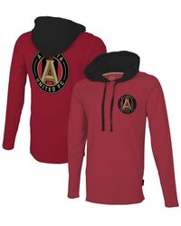 Stadium Essentials - Atlanta United Fc Tradition Raglan Hoodie Long Sleeve T-shirt - Lyst