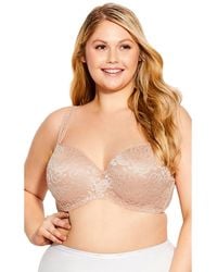 Avenue - Lace Balconette Underwire Bra - Lyst
