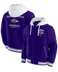Fanatics - Darius Rucker Collection By Baltimore Ravens Full-snap Hoodie Jacket - Lyst