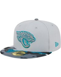KTZ - Gray Jacksonville Jaguars Active Camo 59fifty Fitted Hat - Lyst