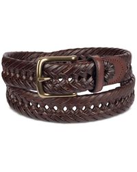 Tommy Hilfiger - Belt, Braided Leather Belt - Lyst
