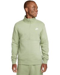 Nike - Sportswear Club Brushed Back Half-zip Pullover - Lyst