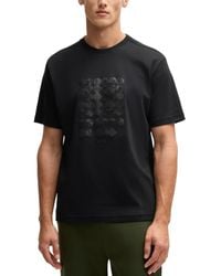 BOSS - Boss By Interlock Cotton Regular-fit T-shirt - Lyst