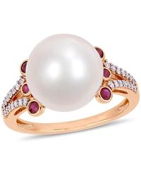 Macy's - Freshwater Cultured Pearl (11-12mm) - Lyst