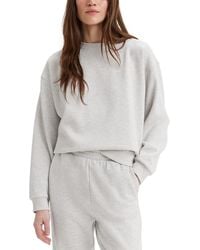 Levi's - Everyday Crewneck Long-sleeve Sweatshirt - Lyst