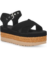 UGG - Aubrey Buckled Strappy Platform Sandals - Lyst